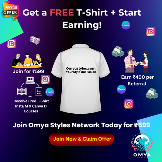 Claim Your Free T-Shirt and Start Earning with Omya Styles